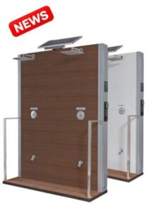 Parete doccia attrezzata
